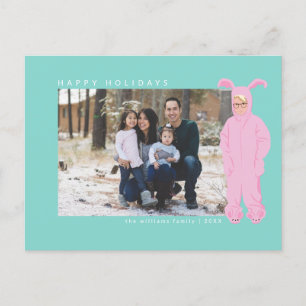 Cartes Pour Fêtes Annuelles Une histoire de Noël Costume Ralphie Bunny - Pho