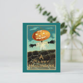 Cartes Pour Fêtes Annuelles Une joyeuse Halloween (Debout devant)