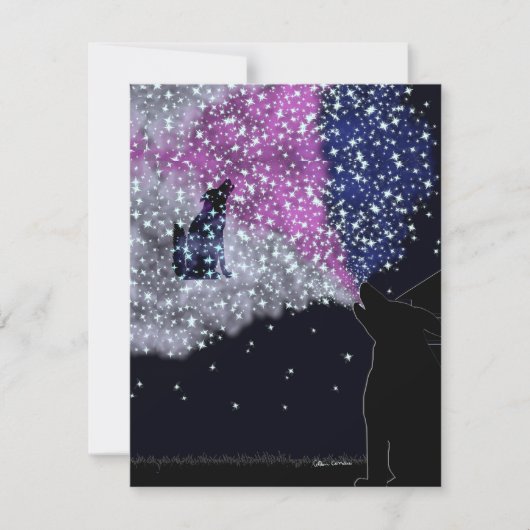 Cartes Pour Fêtes Annuelles Une nuit d'été avec Sirius (Devant)