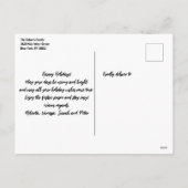 Cartes Pour Fêtes Annuelles Une paire de Mittens confus (Dos)