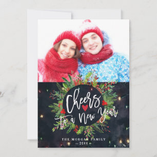 Cartes Pour Fêtes Annuelles Une photo de voeux pour la nouvelle année de serru