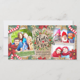 Cartes Pour Fêtes Annuelles Une photo de voeux pour la nouvelle année de serru