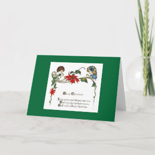 Cartes Pour Fêtes Annuelles Une prière de Noël