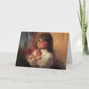 Cartes Pour Fêtes Annuelles Une prière de Noël