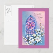 Cartes Pour Fêtes Annuelles Une prière de Pâques (Devant / Derrière)