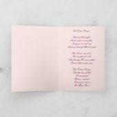 Cartes Pour Fêtes Annuelles Une prière de Pâques (Intérieur)