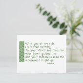 Cartes Pour Fêtes Annuelles Une prière de thanksgiving (Debout devant)