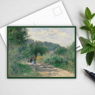 Cartes Pour Fêtes Annuelles Une route à Louveciennes par Auguste Renoir