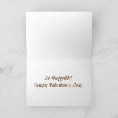 Cartes Pour Fêtes Annuelles Une Saint-Valentin latérale Pitbulls-Douce ArtCard (Intérieur)