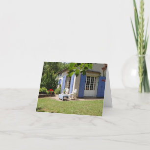 Cartes Pour Fêtes Annuelles Une terrasse française
