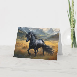 Cartes Pour Fêtes Annuelles Unicorne