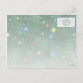 Cartes Pour Fêtes Annuelles Unicorne de Noël (Dos)