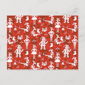 Cartes Pour Fêtes Annuelles Unicorns de Christmas