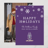 Cartes Pour Fêtes Annuelles Université d'Albany Great Danes (Devant / Derrière)