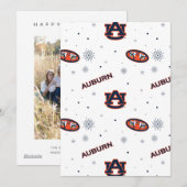 Cartes Pour Fêtes Annuelles Université d'Auburn | Calendrier des congés (Devant / Derrière)