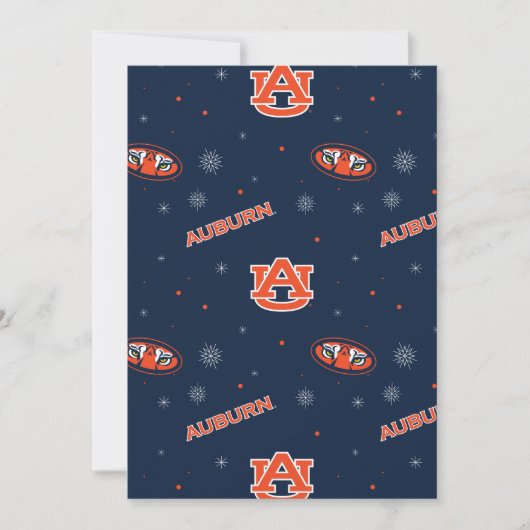Cartes Pour Fêtes Annuelles Université d'Auburn | Cycle des congés (Devant)