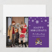 Cartes Pour Fêtes Annuelles Université de Caroline de l'Est | Pirates écus 2 (Devant / Derrière)