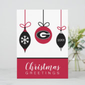 Cartes Pour Fêtes Annuelles Université de Géorgie | Vacances (Debout devant)