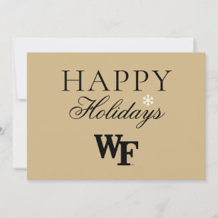 Cartes Pour Fêtes Annuelles Université de Wake Forest   WF