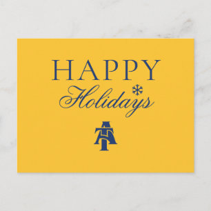 Cartes Pour Fêtes Annuelles Université d'État North Carolina A&T Un logo