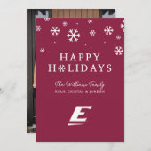 Cartes Pour Fêtes Annuelles Université du Kentucky oriental E (Devant / Derrière)