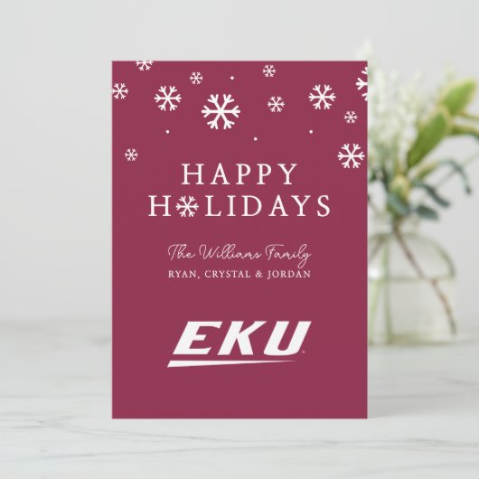 Cartes Pour Fêtes Annuelles Université du Kentucky oriental | EKU (Debout devant)