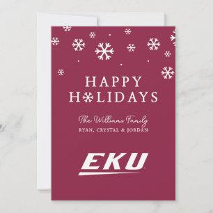 Cartes Pour Fêtes Annuelles Université du Kentucky oriental EKU