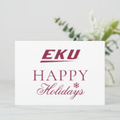 Cartes Pour Fêtes Annuelles Université du Kentucky oriental | EKU (Debout devant)