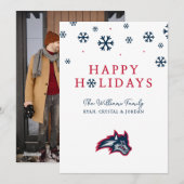 Cartes Pour Fêtes Annuelles Université Stony Brook | Sauvages (Devant / Derrière)