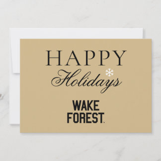 Cartes Pour Fêtes Annuelles Université Wake Forest | Wake Forest