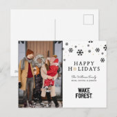 Cartes Pour Fêtes Annuelles Université Wake Forest | Wake Forest (Devant / Derrière)