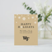 Cartes Pour Fêtes Annuelles Université Wake Forest | WF (Debout devant)