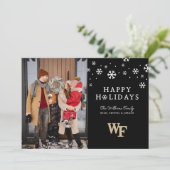 Cartes Pour Fêtes Annuelles Université Wake Forest | WF (Debout devant)