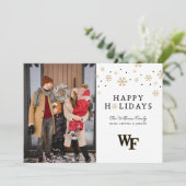 Cartes Pour Fêtes Annuelles Université Wake Forest | WF (Debout devant)