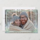 Cartes Pour Fêtes Annuelles Unleash the JOY Modern Green Script Photo (Dos)