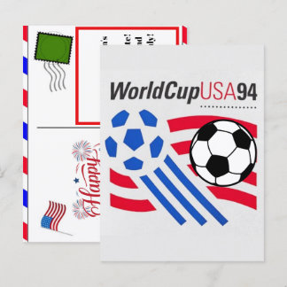 Cartes Pour Fêtes Annuelles USA 94 Coupe du Monde Héritage & 4 juillet 2026 Fo