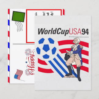 Cartes Pour Fêtes Annuelles USA 94 Coupe du Monde Héritage & 4 juillet 2026 Fo