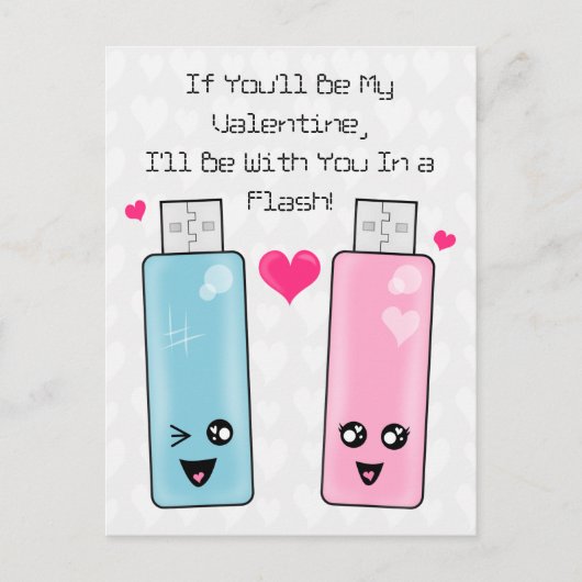 Cartes Pour Fêtes Annuelles USB Flash Drive Love (Devant)