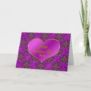 CARTES POUR FÊTES ANNUELLES V LE JOUR D'ALENTINE - MÈRE - COEURS