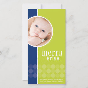 Cartes Pour Fêtes Annuelles VACANCES À LA MODE PHOTOCARD : : goodcheer 6