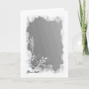 Cartes Pour Fêtes Annuelles Vacances blanches !