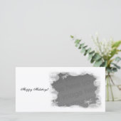 Cartes Pour Fêtes Annuelles Vacances Blanches Neige ! (Debout devant)