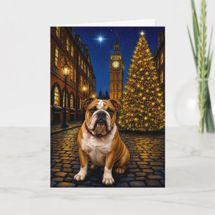Cartes Pour Fêtes Annuelles Vacances Bouledogue