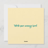 Cartes Pour Fêtes Annuelles Vacances Capy ! (Dos)