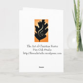 Cartes Pour Fêtes Annuelles Vacances celtiques (Dos)