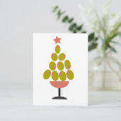 Cartes Pour Fêtes Annuelles Vacances 'CHEERS ! ' Olive Tree (Debout devant)