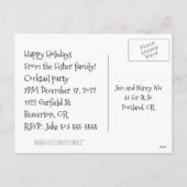 Cartes Pour Fêtes Annuelles Vacances 'CHEERS ! ' Olive Tree (Dos)