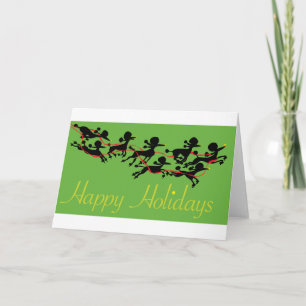 Cartes Pour Fêtes Annuelles Vacances de caniche