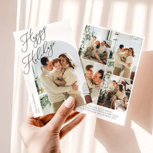 Cartes Pour Fêtes Annuelles Vacances de l'arche moderne script