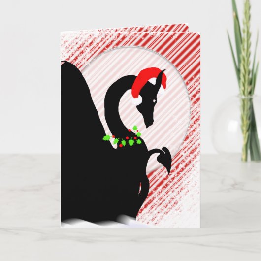 Cartes Pour Fêtes Annuelles Vacances de lune de dragon (arrière - plan de (Devant)